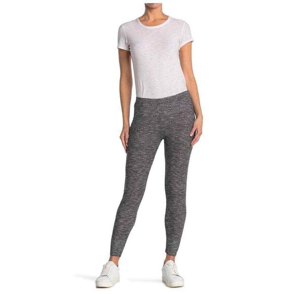Abound Women's Marled Knit Pull On Jogger Pants Black Marl XLarge MSRP $30 - Picture 1 of 4